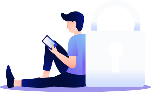 Imagen de hombre con bloqueo